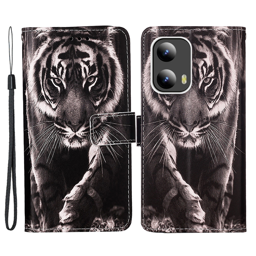YB Pattern Printing Leather Series-4 for Motorola Moto G Play 5G (2024) / Moto G 5G (2024) Case Stand Feature Flip Cover YB Pattern Printing Leather Series-4 for Motorola Moto G Play 5G (2024) / Moto G 5G (2024) Case Stand Feature Flip Cover